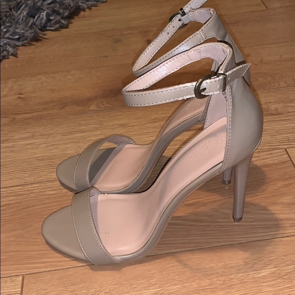 Nude high heels